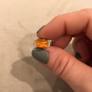 Chamilia Orange glass bead